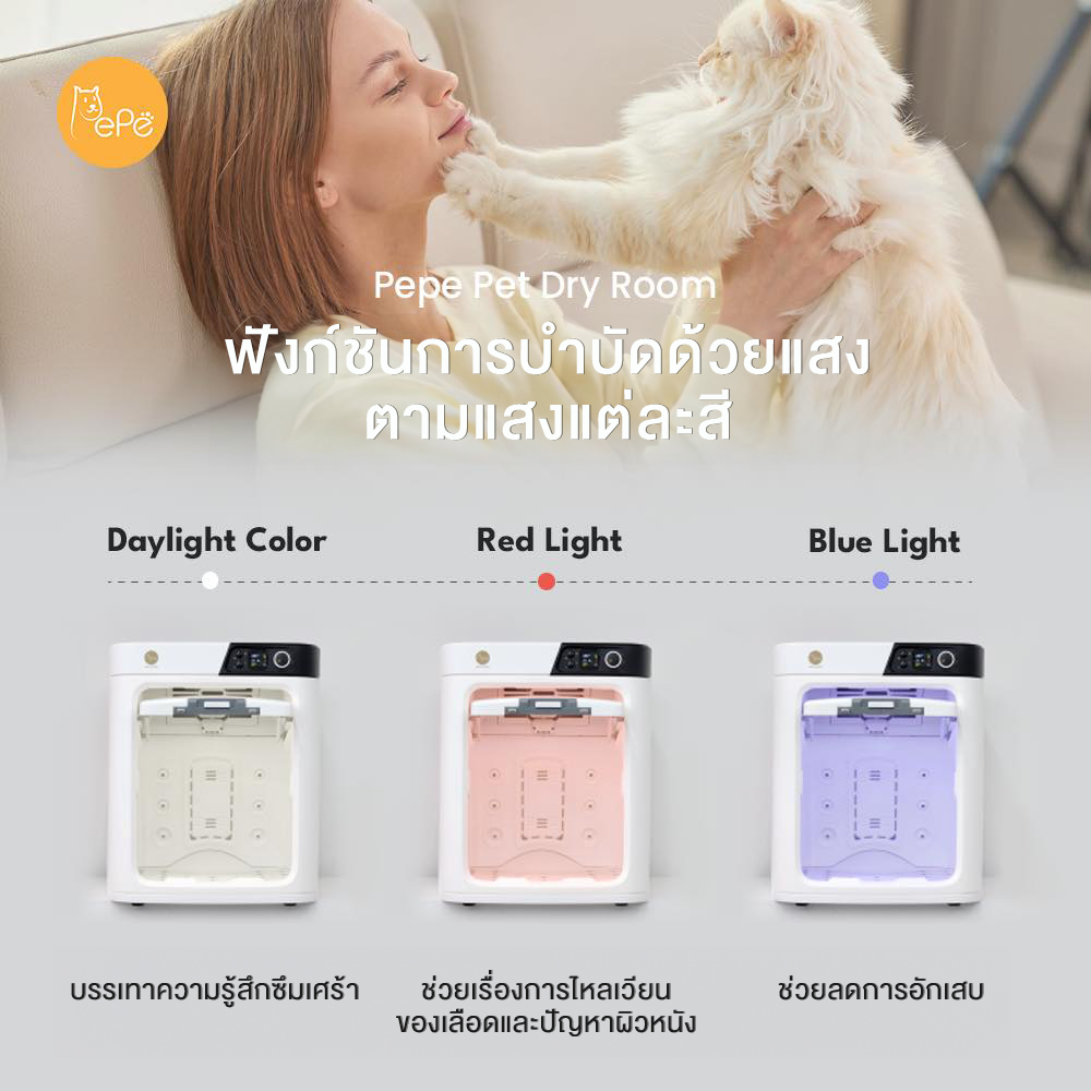 เครื่องเป่า ขนแมว ขนหมา ขนสัตว์เลี้ยง ตู้เป่าขน