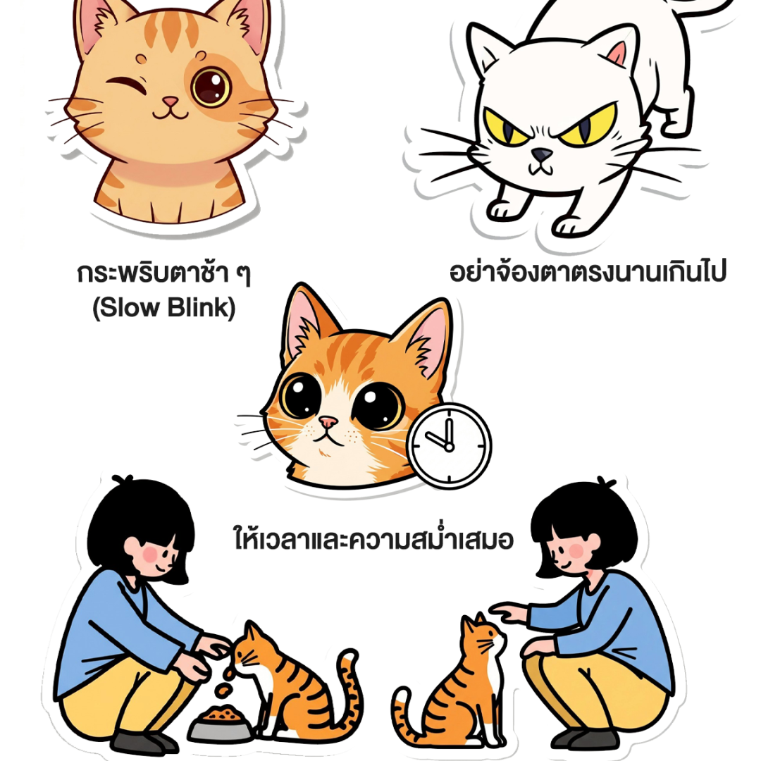 อยากเลี้ยงแมวจร 5 วิธีเอาชนะใจแมวจร: จากระแวงสู่ความไว้ใจ