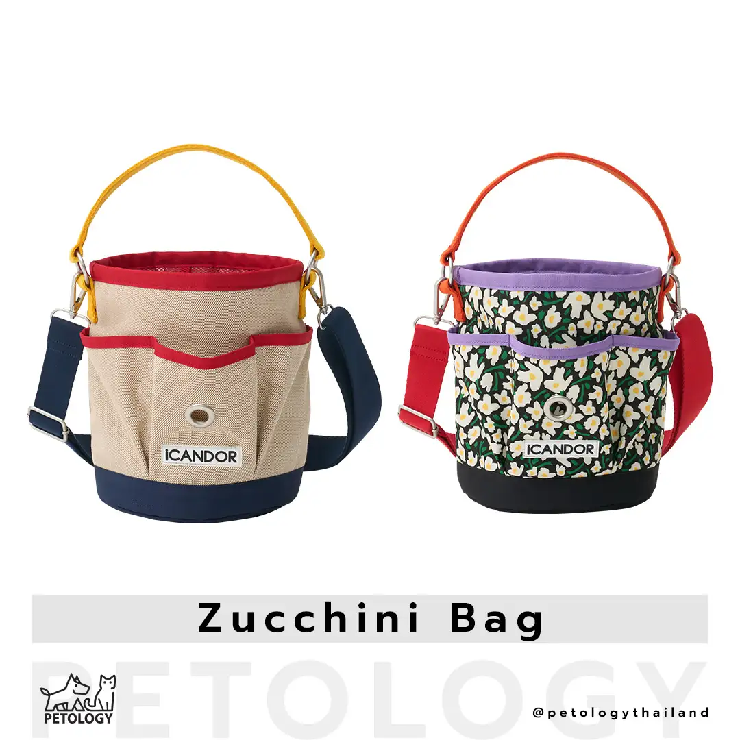 กระเป๋าใช้อุปกรณ์สัตว์เลี้ยง iCandor รุ่น Zucchini bag