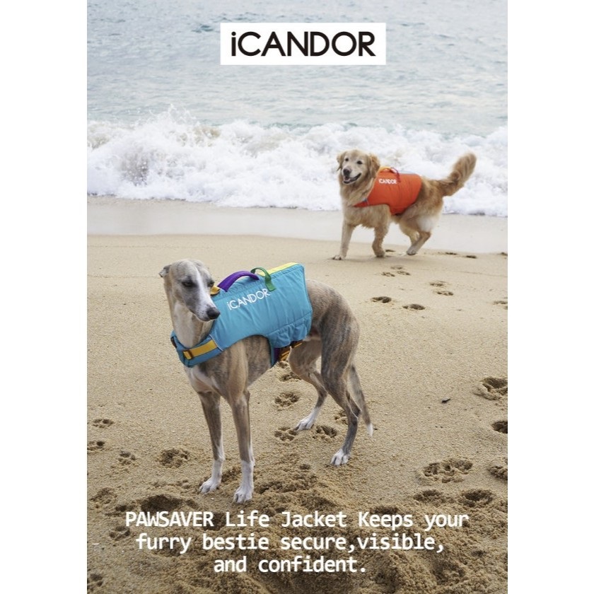 เสื้อชูชีพสุนัข Pawsaver Life Jacket by iCANDOR